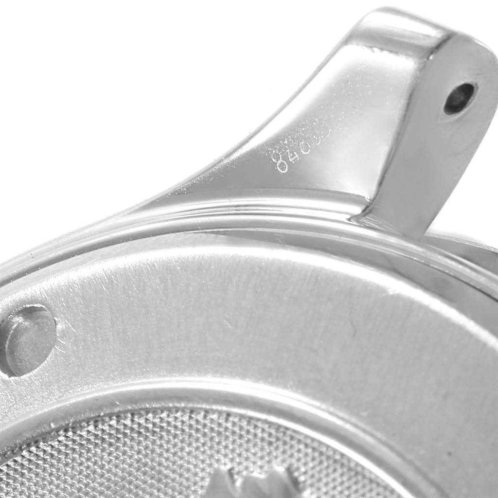 The image shows a close-up of the back case and a lug of the Omega Seamaster 212.30.41.20.01.002 Men
s Stainless Steel Black Dial 212.30.41.20.01.002 Men
s Stainless Steel Black Dial watch.