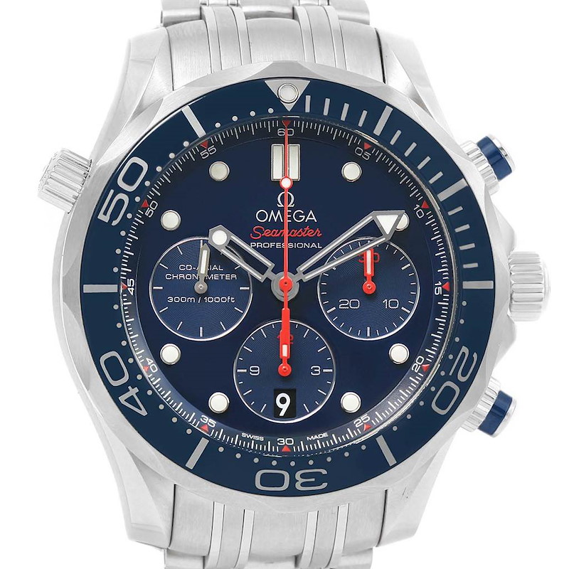 Omega Seamaster Diver 300M Co-Axial 44mm Watch 212.30.44.50.03.001 SwissWatchExpo