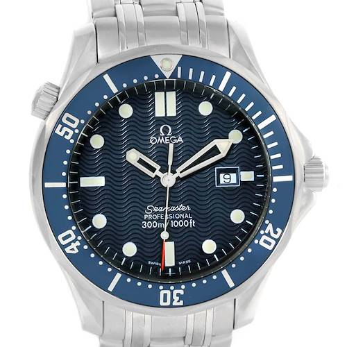 Photo of Omega Seamaster Bond Blue Dial 41mm Steel Mens Watch 2541.80.00