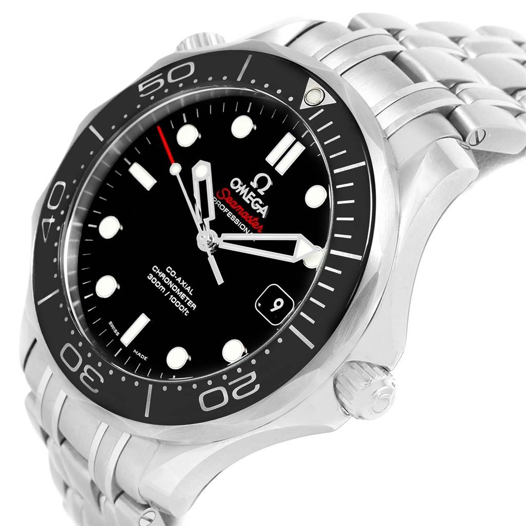 Omega Seamaster 40 Co-Axial Black Dial Mens Watch 212.30.41.20.01.003 ...
