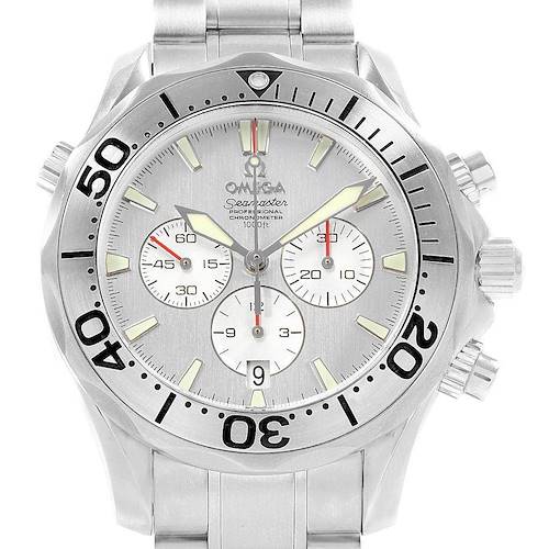 Photo of Omega Seamaster Silver Dial Special Edition Chronograph Watch 2589.30.00