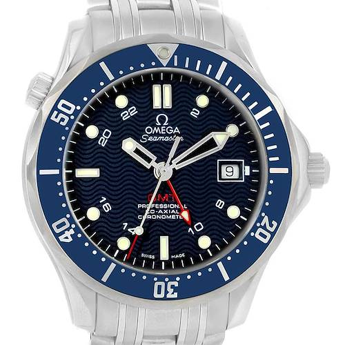 Photo of Omega Seamaster Bond 300M GMT Co-Axial Mens Watch 2535.80.00 Cards