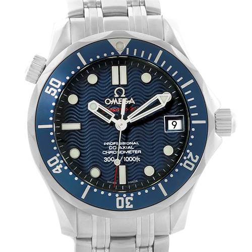 Photo of Omega Seamaster Midsize Co-Axial Blue Dial Watch 2222.80.00 Box Card
