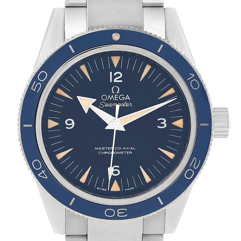 Omega Seamaster 300 Titanium Watch 233.90.41.21.03.001 Box Card SwissWatchExpo