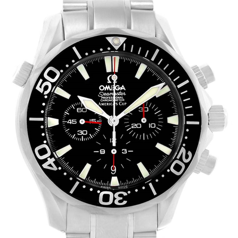 Omega Seamaster 300M Chronograph Americas Cup Watch 2594.50.00 SwissWatchExpo