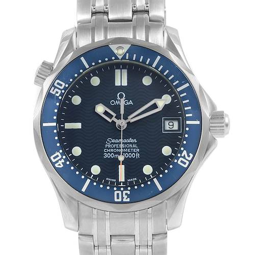 Photo of Omega Seamaster Midsize 36mm Blue Wave Dial Steel Watch 2551.80.00