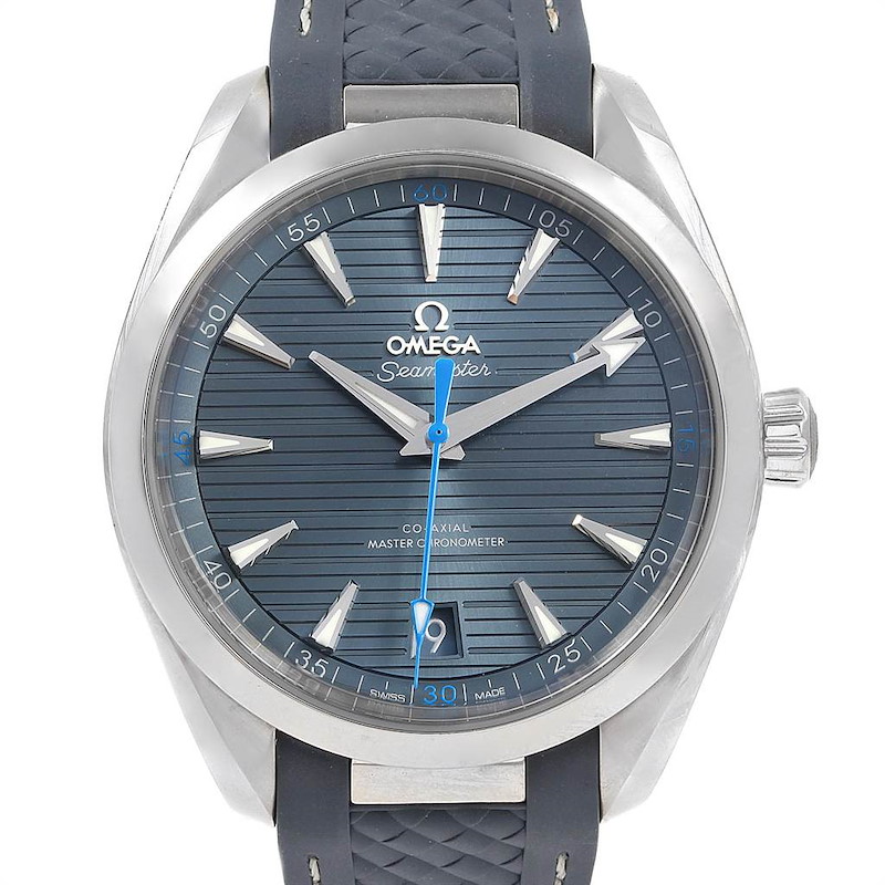 Omega Seamaster Aqua Terra Blue Dial Watch 220.12.41.21.03.002 Unworn SwissWatchExpo