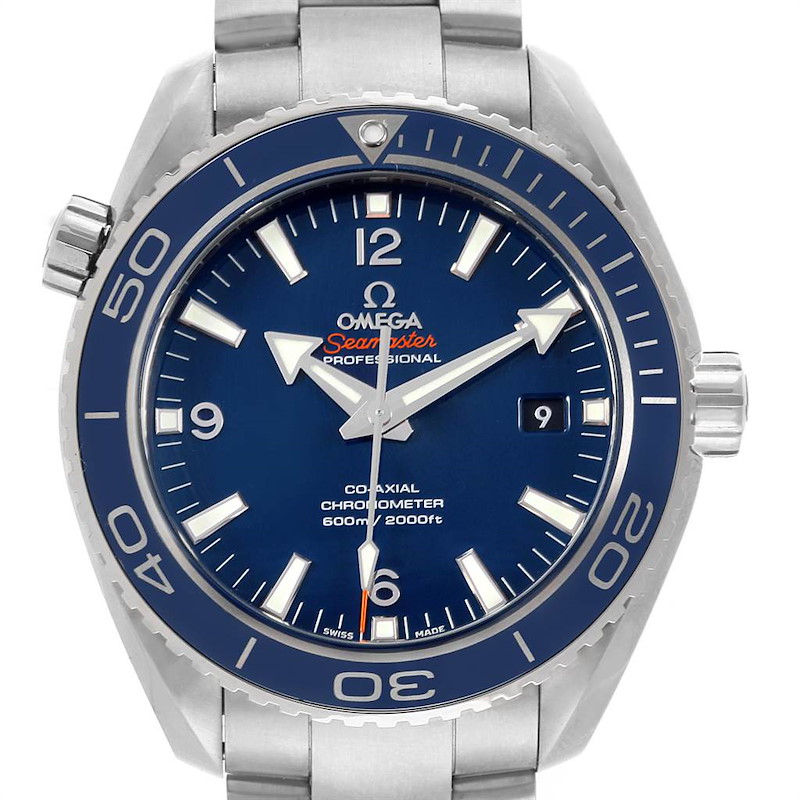 Omega Seamaster Planet Ocean Titanium Watch 232.90.46.21.03.001 SwissWatchExpo