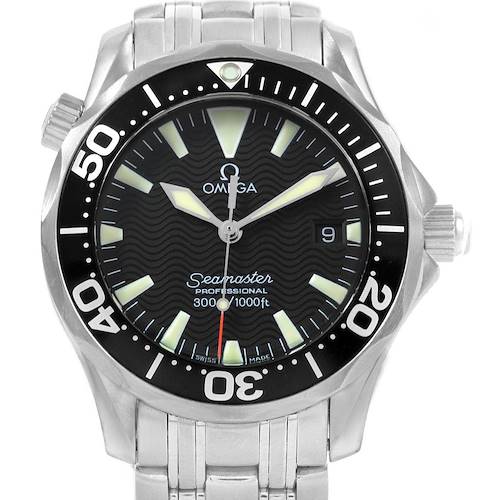 Photo of Omega Seamaster Midsize 36 Black Dial Steel Mens Watch 2262.50.00