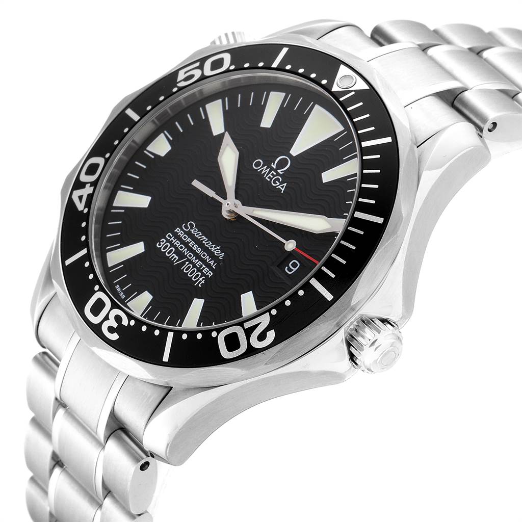 Omega Seamaster 41 300M Black Dial Mens Watch 2254.50.00 Card ...