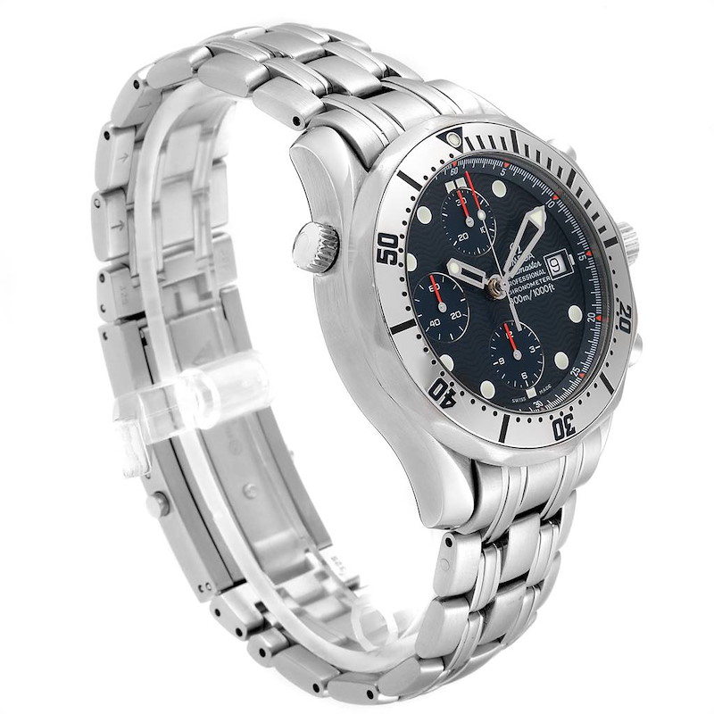 Omega Seamaster Blue Dial Chronograph Mens Watch 2598.80.00 ...