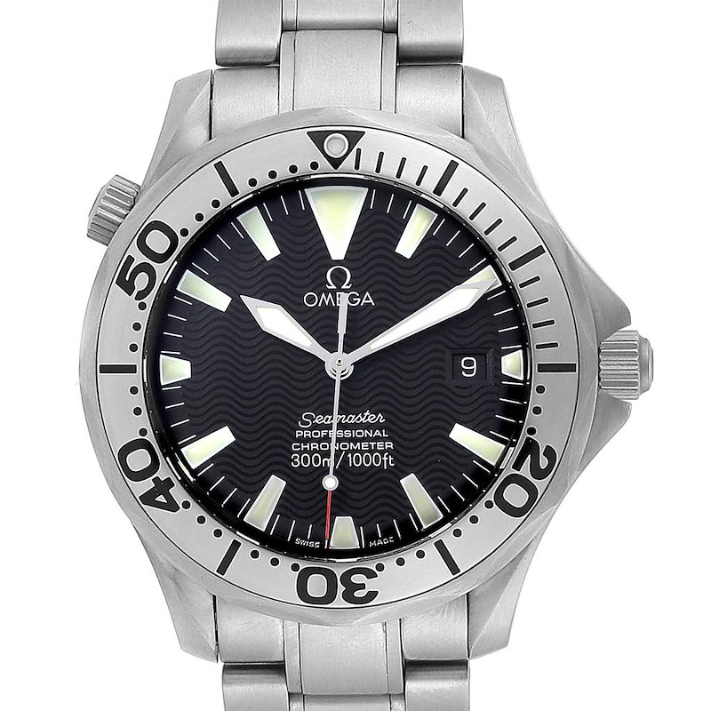 Omega Seamaster 41mm Titanium Mens Watch 2231.50.00 SwissWatchExpo