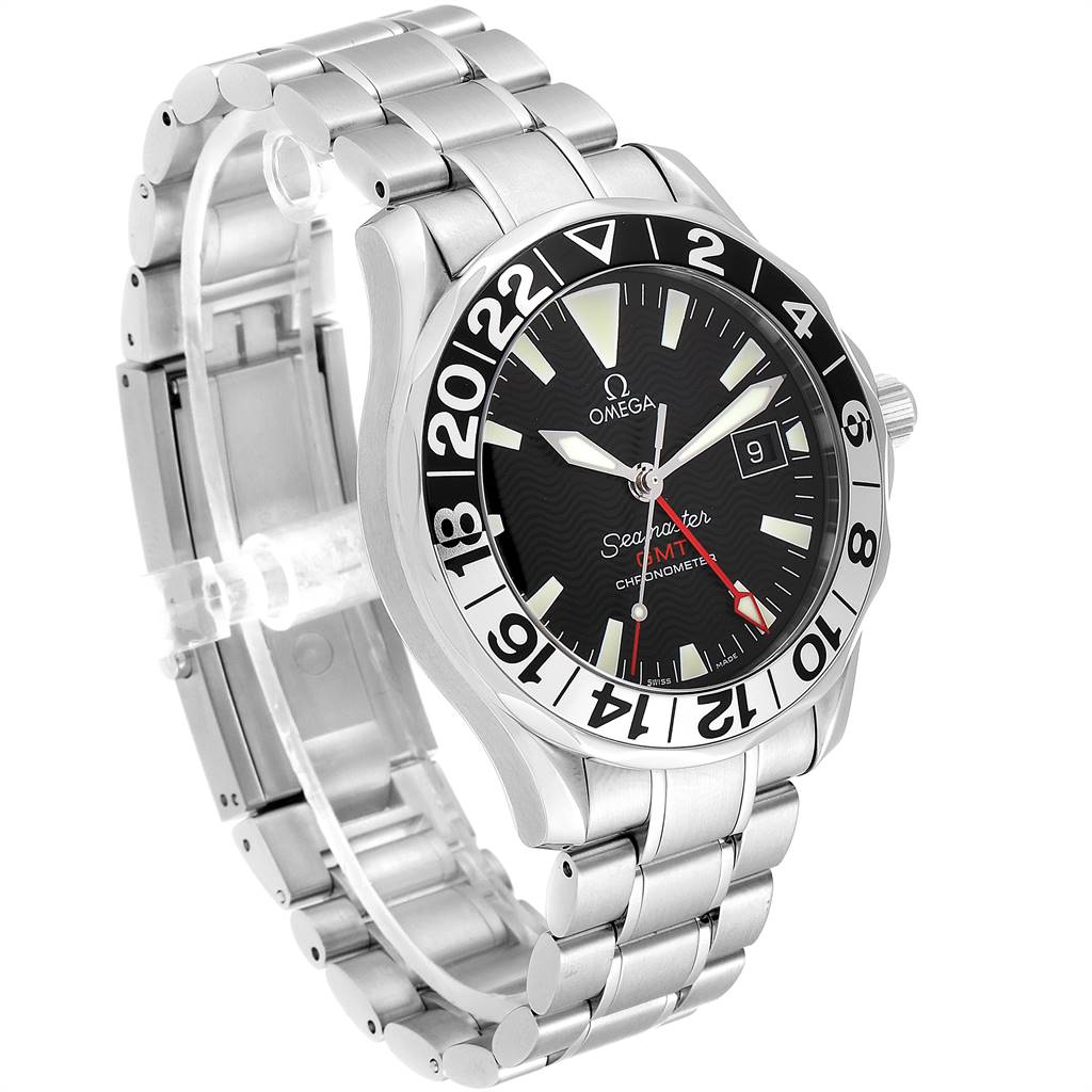 Omega Seamaster GMT 50th Anniversary Mens Watch 2234.50.00 Box Card ...