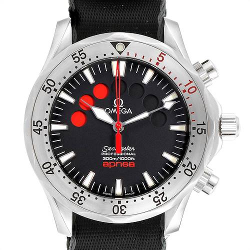 Photo of Omega Seamaster Apnea Jacques Mayol Black Dial Watch 2595.50.00