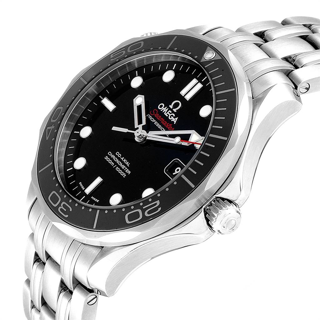 Omega Seamaster 40 Co-Axial Black Dial Mens Watch 212.30.41.20.01.003 ...