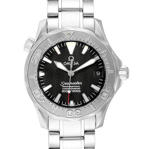 Photo of Omega Seamaster 36mm Midsize Black Wave Dial Steel Watch 2236.50.00
