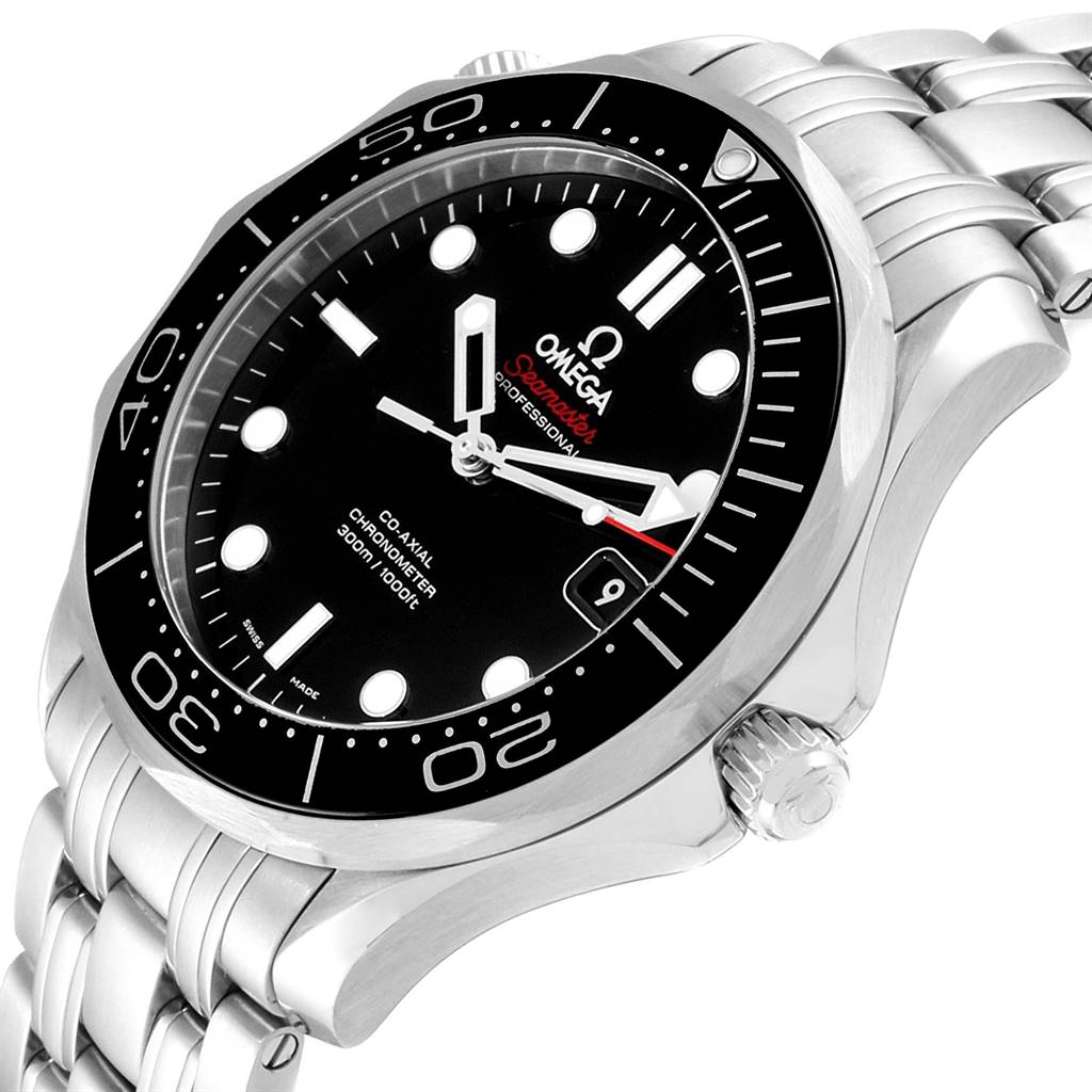 Omega Seamaster 40 Co-Axial Black Dial Mens Watch 212.30.41.20.01.003 ...