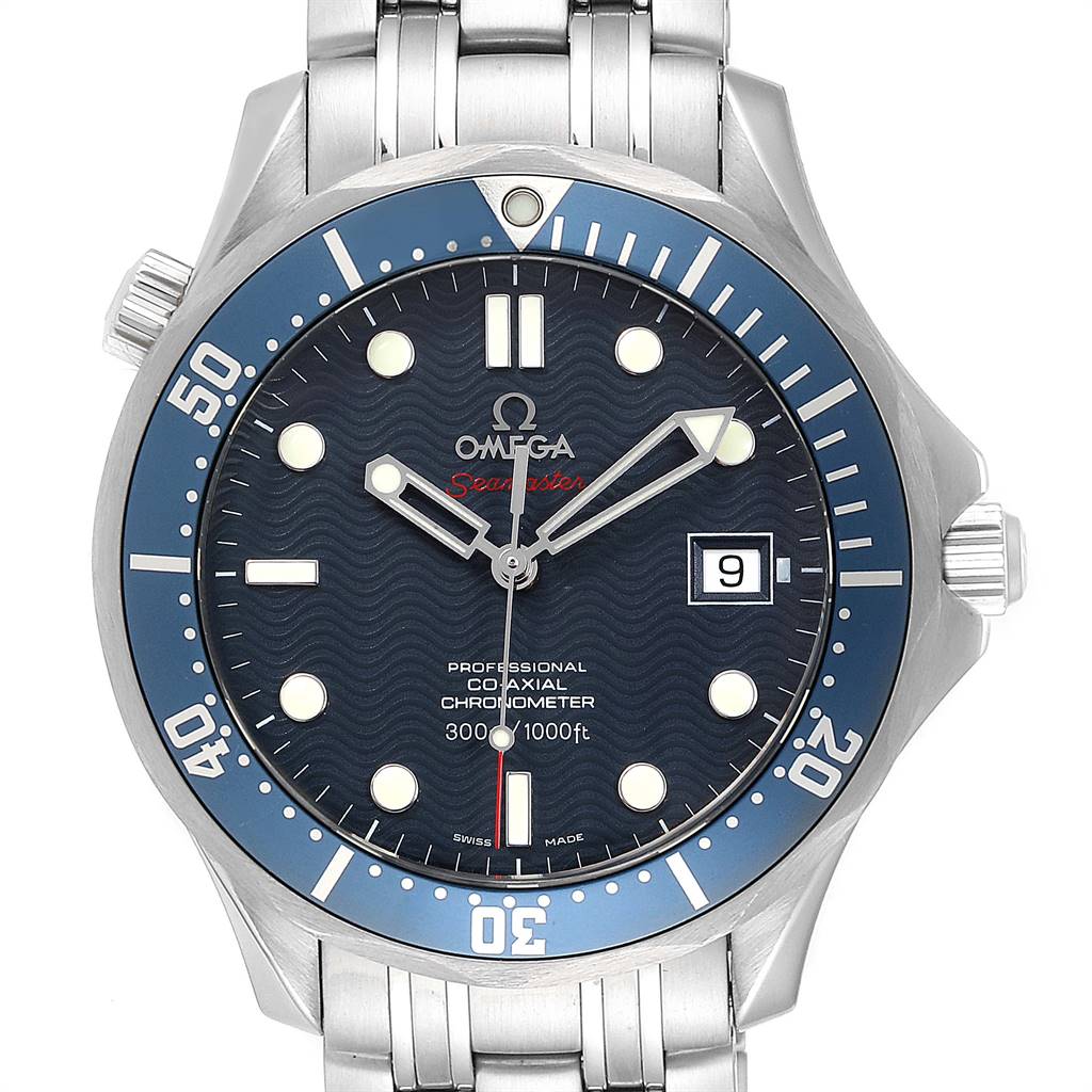 Omega Seamaster Bond 300M Co-Axial Steel Mens Watch 2220.80.00 Card ...