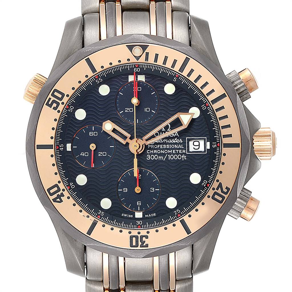 omega seamaster titanium rose gold