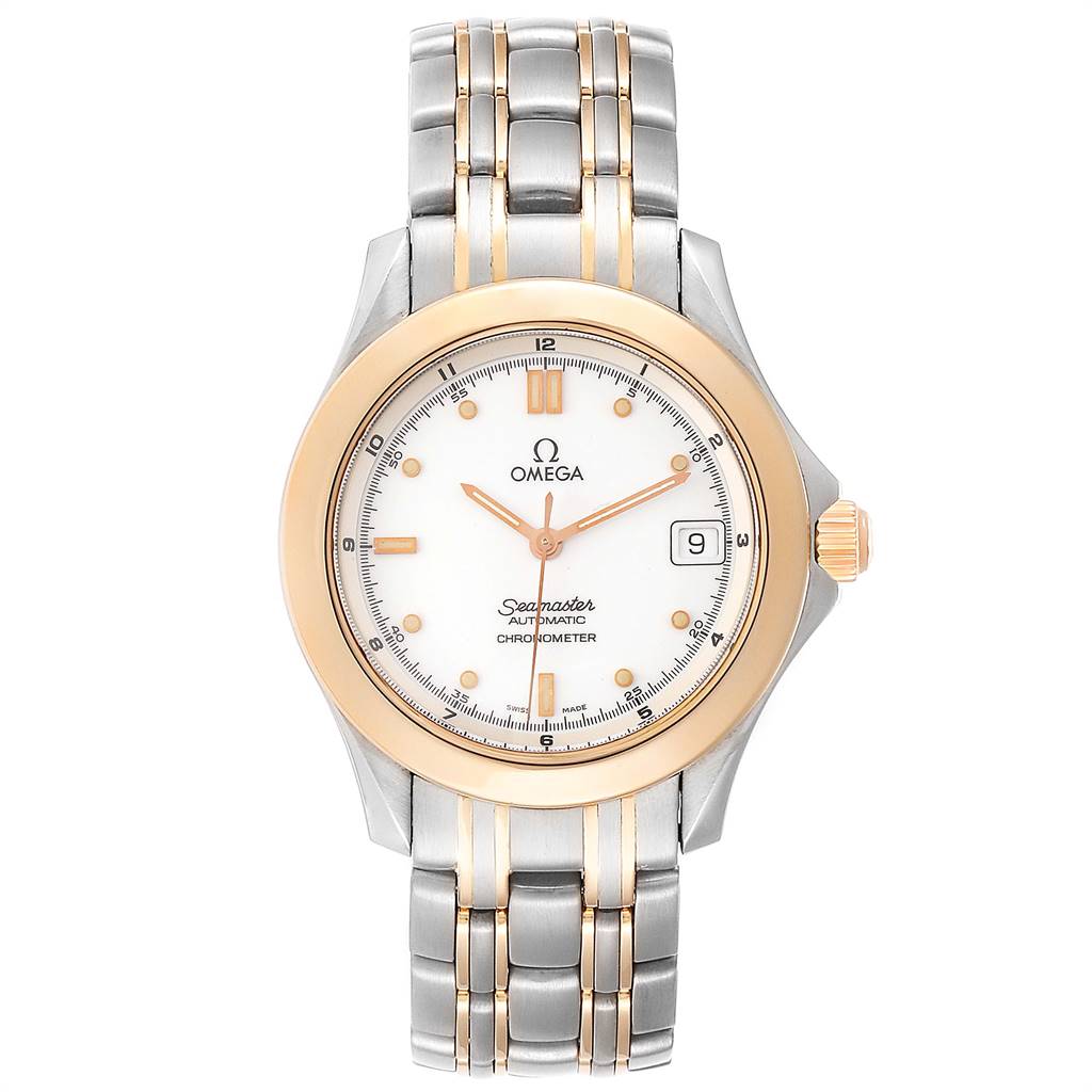 Omega Seamaster Steel Rose Gold 36mm Automatic Mens Watch 168.1501 ...