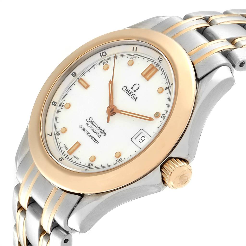 omega seamaster steel and gold