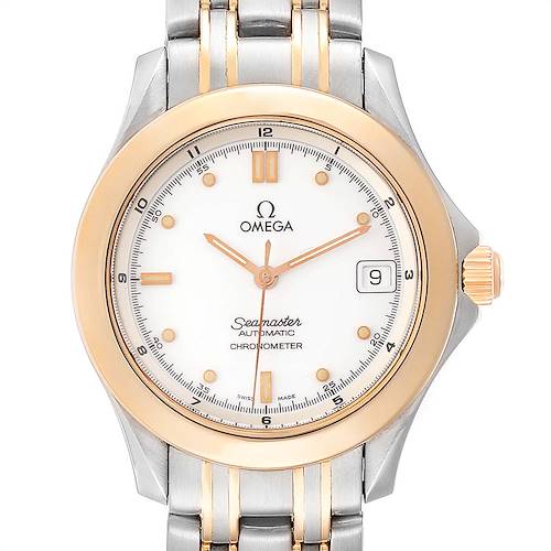 Photo of Omega Seamaster Steel Rose Gold 36mm Automatic Mens Watch 168.1501