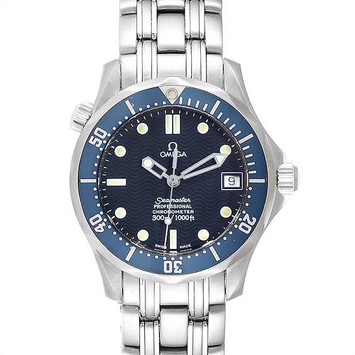 Photo of Omega Seamaster Midsize 36mm Blue Wave Dial Steel Watch 2551.80.00
