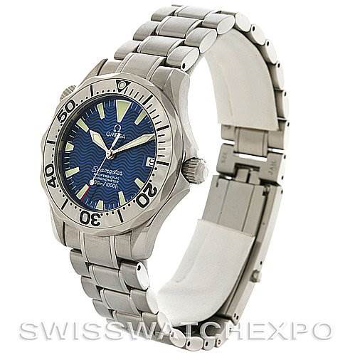 Omega Seamaster Steel Midsize Watch 2253.80 SwissWatchExpo