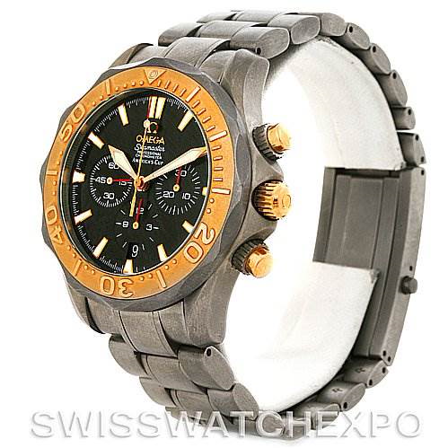Omega Seamaster 2294.50.00 Americas Cup Titanium and 18K Rose Gold Watch SwissWatchExpo