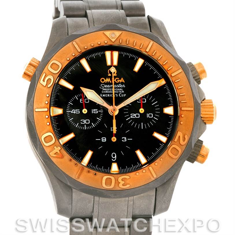 omega seamaster titanium gold