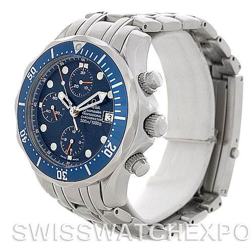 Omega Seamaster Chronograph Automatic Mens Watch 2599.80 SwissWatchExpo