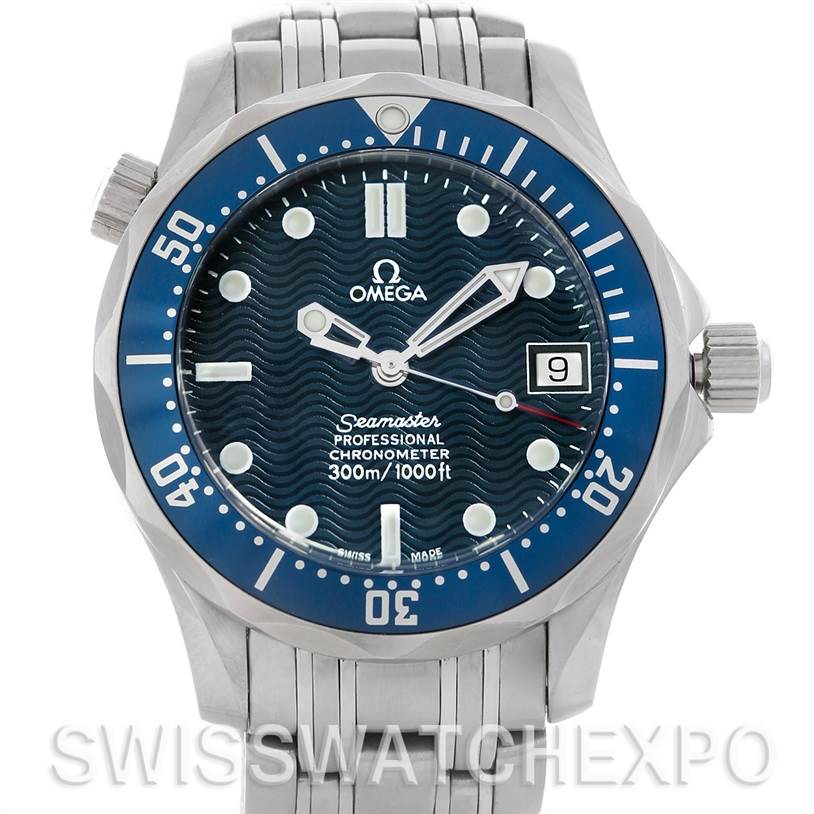 Omega Seamaster Steel Midsize Watch 2562.80 | SwissWatchExpo