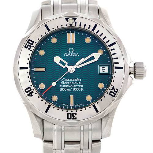 Photo of Omega Seamaster Midsize Jacques Mayol 1996 Green Watch 2553.41.00