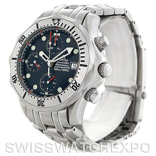 Omega Seamaster Chronograph Autiomatic Mens Watch 2598.80.00 SwissWatchExpo
