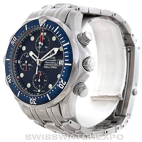 Omega Seamaster Chronograph Automatic Mens Watch 2599.80.00 SwissWatchExpo