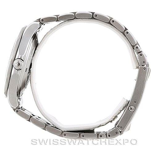 This image shows a side view of the Omega Seamaster 212.30.41.61.01.001 Men
s Stainless Steel Black Dial 212.30.41.61.01.001 Men
s Stainless Steel Black Dial watch, focusing on the case and metal bracelet.