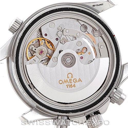 The image shows the back view of an Omega Seamaster 2598.80.00 Men
s Stainless Steel Blue Dial 2598.80.00 Men
s Stainless Steel Blue Dial watch, revealing its internal mechanical movement.