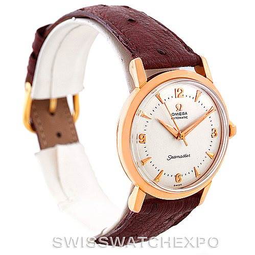 Omega Seamaster Vintage 18K Rose Gold Watch 315.164 SwissWatchExpo