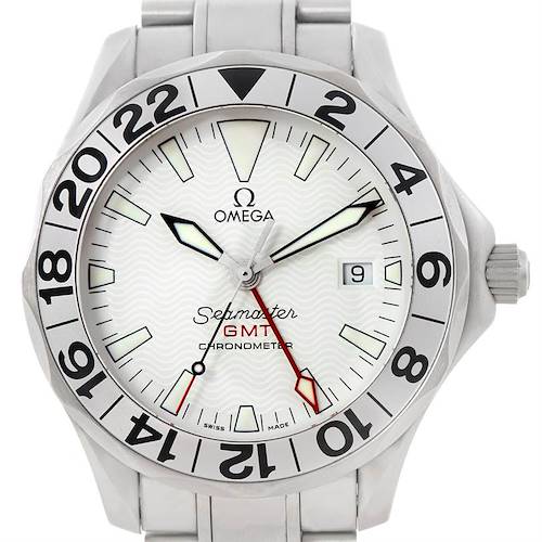 Photo of Omega Seamaster GMT Great White Mens Watch 2538.20.00