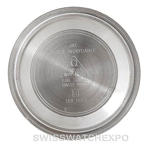 This image shows the inner case back of an Omega Seamaster 2531.80.00 Men
s Stainless Steel Blue Dial 2531.80.00 Men
s Stainless Steel Blue Dial watch.