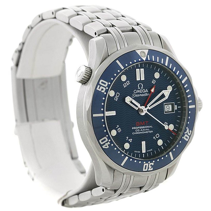 Omega Seamaster James Bond 300M GMT Watch 2535.80.00 SwissWatchExpo
