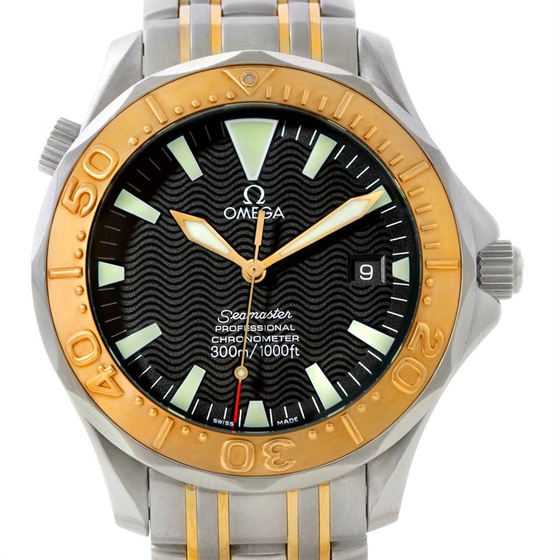 Omega Seamaster Steel Yellow Gold Automatic Watch 2455.50.00