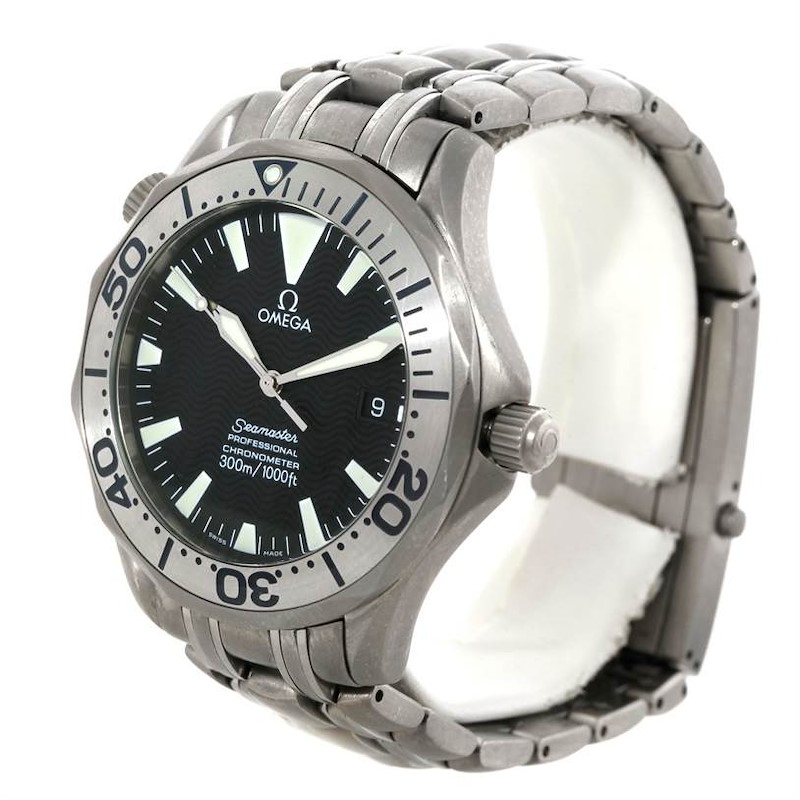 Omega Seamaster 300M Titanium Black Dial Mens Watch 2031.50.00 SwissWatchExpo