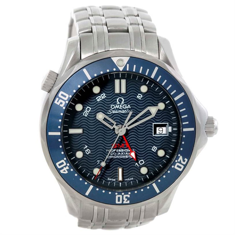 Omega Seamaster James Bond 300M GMT Watch 2535.80.00 SwissWatchExpo