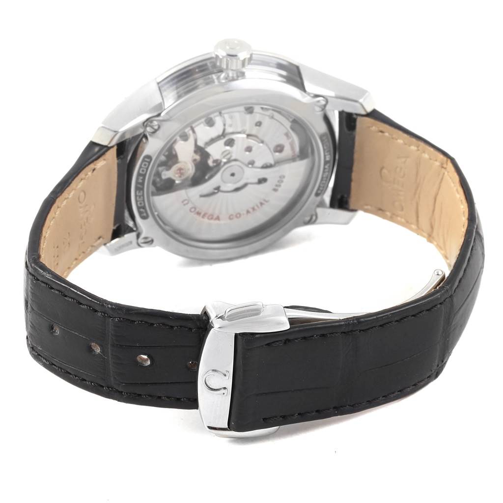 Omega DeVille Hour Vision Black Dial Mens Watch 431.33.41.21.01.001 ...