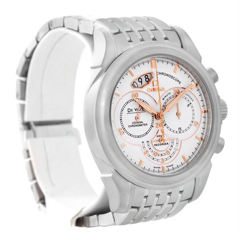 Omega DeVille Co-Axial Chronoscope Watch 422.10.41.50.04.001 Unworn SwissWatchExpo