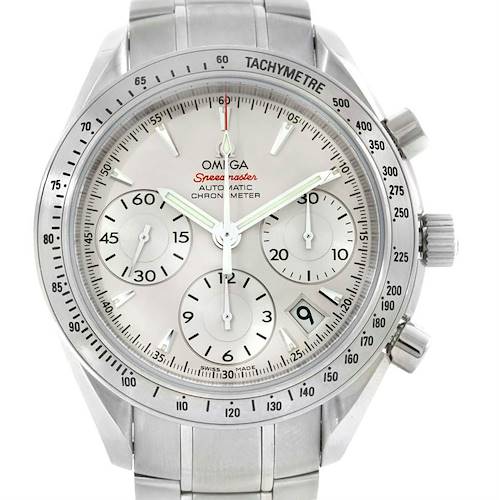 Photo of Omega Speedmaster Day Date Silver Dial Mens Watch 323.10.40.40.02.001