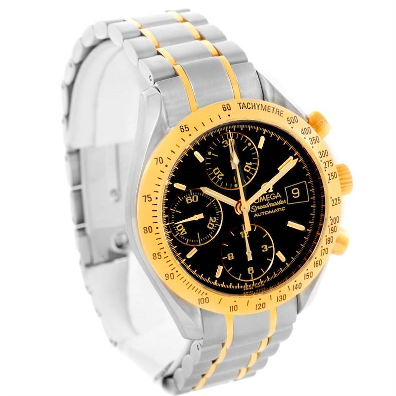 Omega Speedmaster Steel Yellow Gold Automatic Watch 3313.50.00 SwissWatchExpo