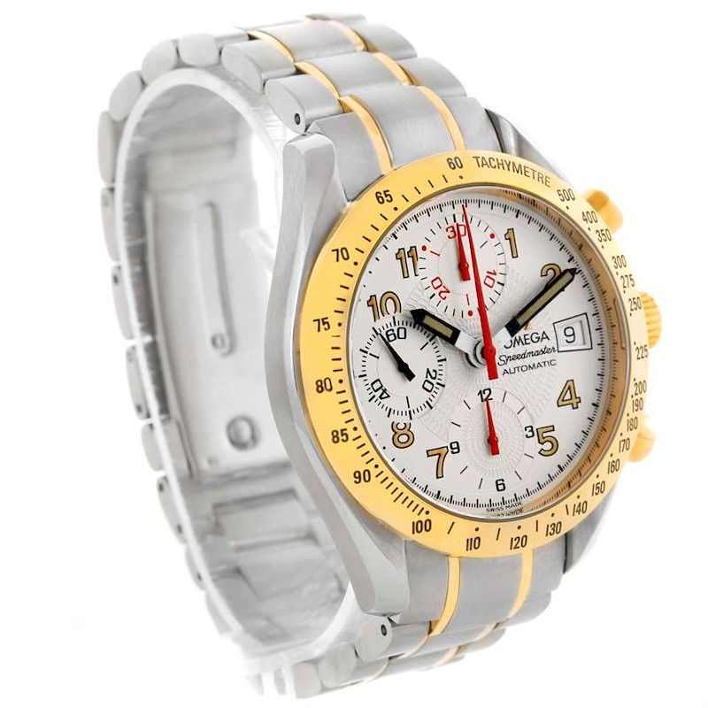 Omega Speedmaster Steel Yellow Gold Automatic Watch 3313.33.00 SwissWatchExpo