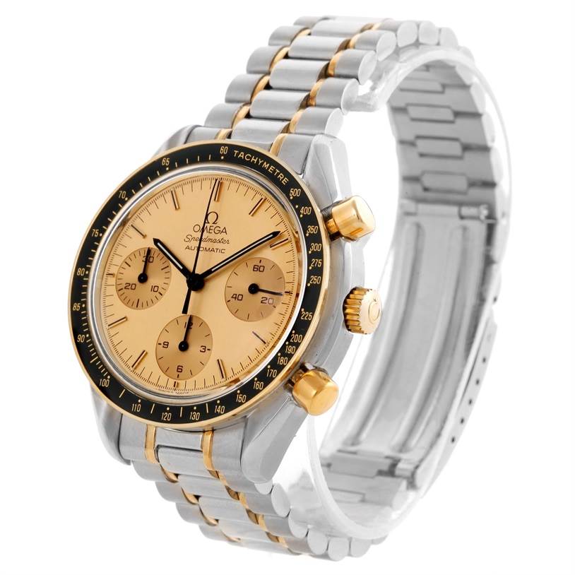 omega speedmaster yellow gold
